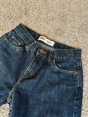 Levi's 514 Straight Boys Jeans Size 14 Reg w/adjustable waistband 26"ins